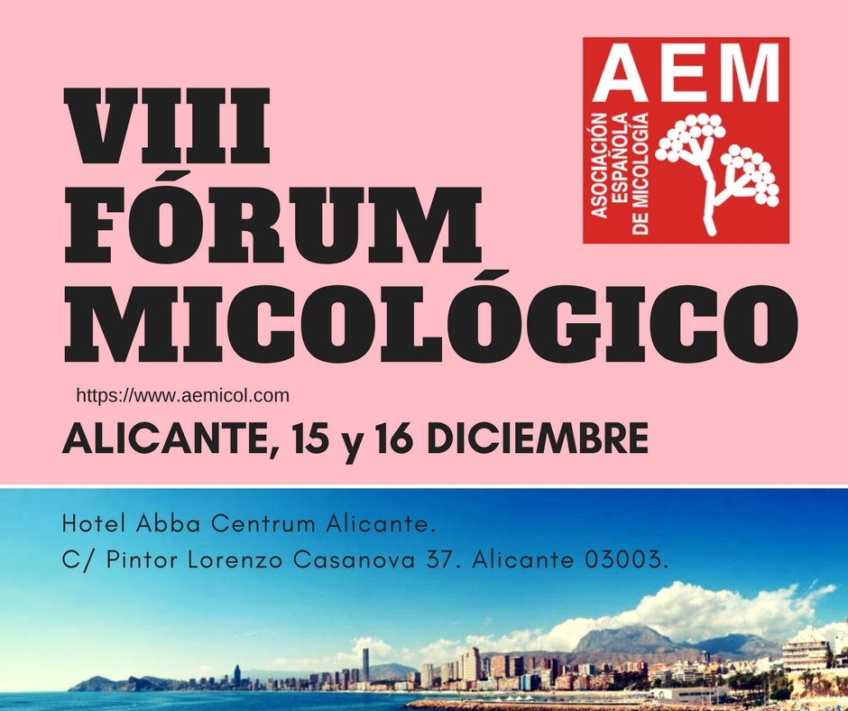 VIII Fórum Micológico Alicante AEM